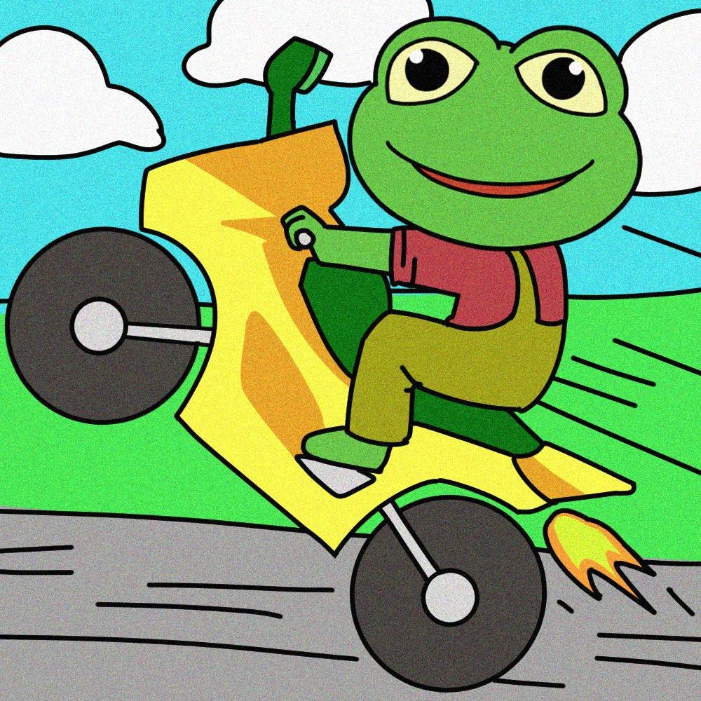Pepe on scooter